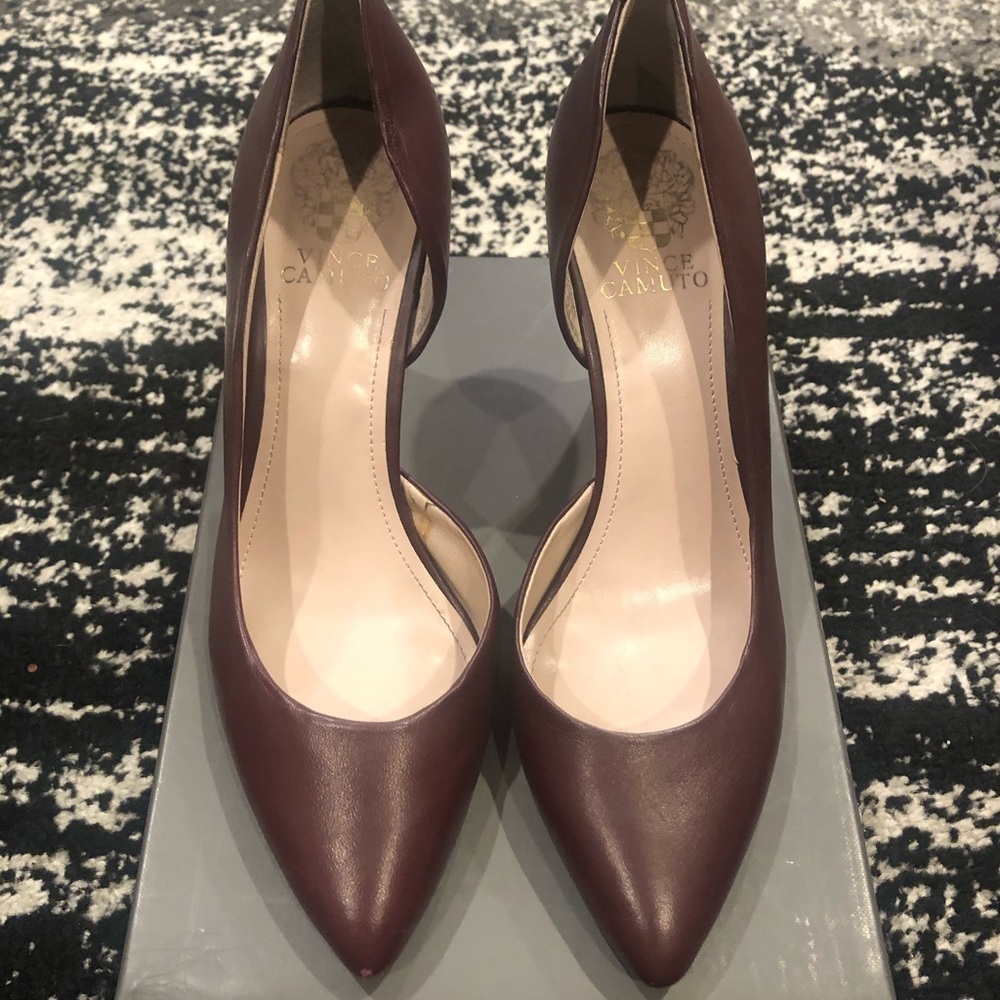 Vince Camuto Dark Garnet Heels